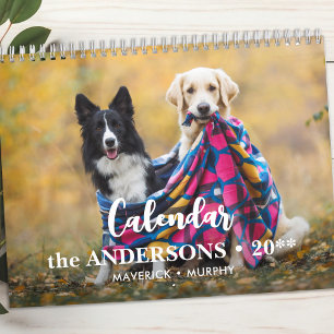 Personalisierte Hunde Lover Fotos 2025 Kalender