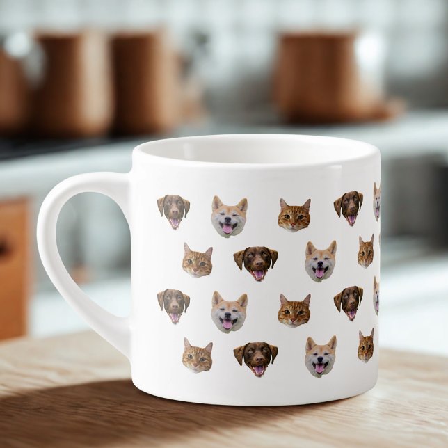 Personalisierte Hunde Tasse, Hunde Katze Mama Gesc Espressotasse (Von Creator hochgeladen)