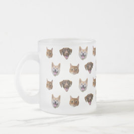 Personalisierte Hunde Tasse, Hunde Katze Mama Gesc Mattglastasse