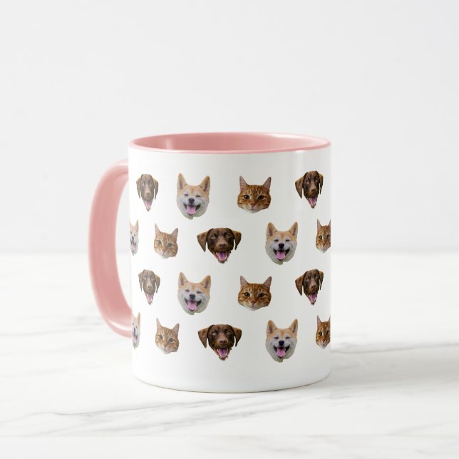 Personalisierte Hunde Tasse, Hunde Katze Mama Gesc Tasse (Vorderseite Links)
