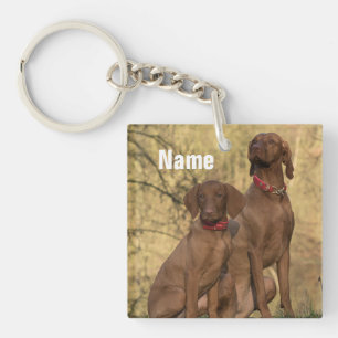 Personalisierte Hunde von Vizsla Schlüsselanhänger