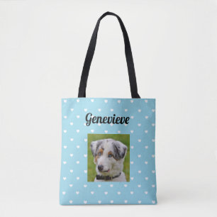 Personalisierte HundeFoto-Tatzen-Druck BlueTote