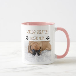 Personalisierte Hundegeschenke - Boxer-Mama Tasse