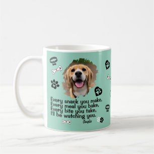 Personalisierte Hundegesicht Foto Tasse - Funny Mu