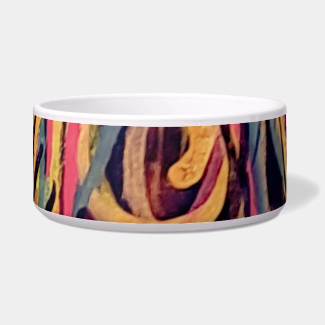 Personalisierte Hundeschüssel für Hunde, Katzen un Napf (Vorderseite)