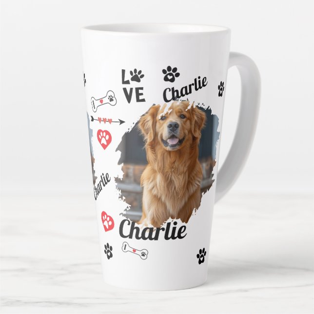 Personalisierte Hundeschutze | Tasse von Haustiere (Rechte Ecke)