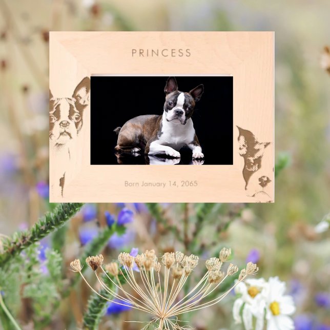 Personalisierte Hundezucht Geätzte Rahmen (Von Creator hochgeladen)