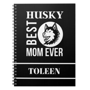 Personalisierte Husky-Mama, Hunde-Mama Notizblock