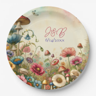 Personalisierte Hütte Pappteller