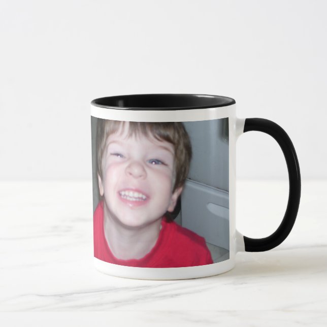 Personalisierte i-Liebe meine Vater-Foto-Tasse Tasse (Rechts)