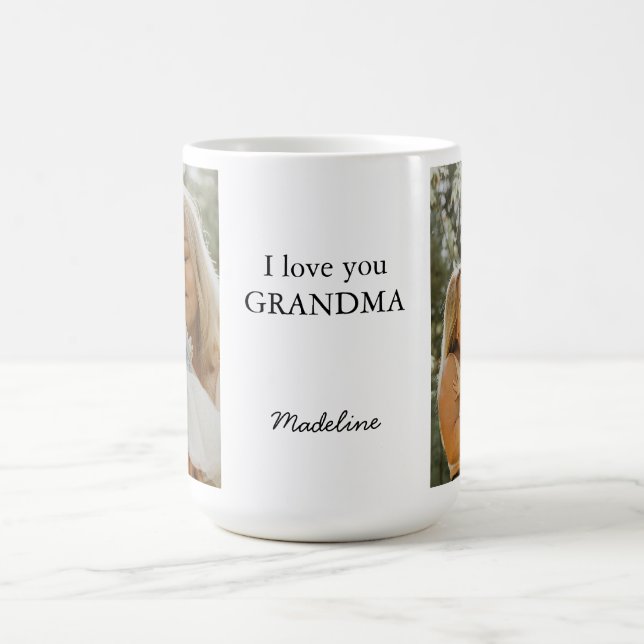 Personalisierte "I Liebe You Oma" Foto Tasse (Mittel)
