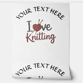 Personalisierte I-Liebe zum Knittern von Textbearb Tapete