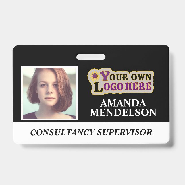 Personalisierte ID-Markierung mit Strichcode, Logo Ausweis (Vorderseite)