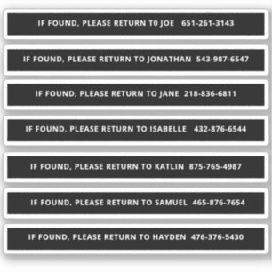 Personalisierte Identifizierung des Pickleball-Pad Aufkleber