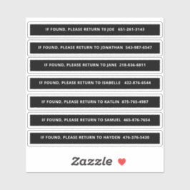 Personalisierte Identifizierung des Pickleball-Pad Aufkleber