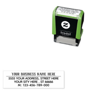 Personalisierte Ihr Name Info Adresse Stempel Beis