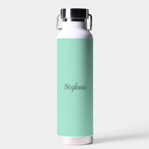 Personalisierte Ihr Name Mint Schrift Hochzeit Was Trinkflasche