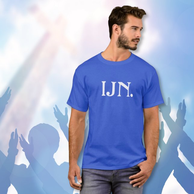 Personalisierte "IJN" im T - Shirt Jesu (Von Creator hochgeladen)