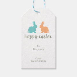 Personalisierte Illustrierte Ostergeblasene Spende Geschenkanhänger