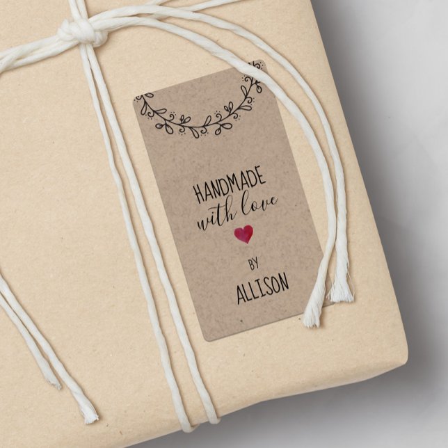 Personalisierte Imitate Kraft Look Handmade Liebe  (Von Creator hochgeladen)