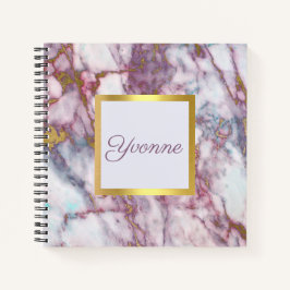 Personalisierte Imitate Marble Sketchbook Notizbuch