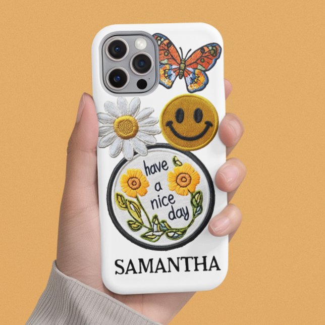 Personalisierte Imitate Patches Trendy Layered Gif Case-Mate iPhone Hülle (Von Creator hochgeladen)