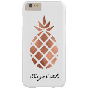 Personalisierte Imitate Rose Goldfolie Ananas Barely There iPhone 6 Plus Hülle