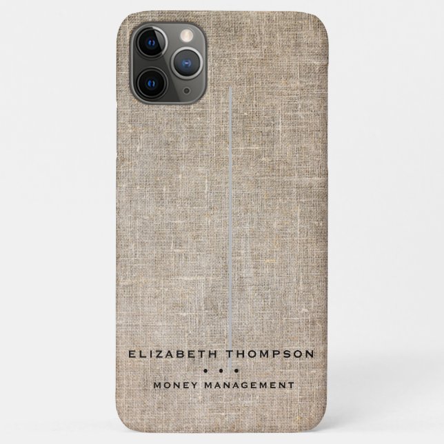Personalisierte Imitate Tan Linen Case-Mate iPhone Hülle (Rückseite)