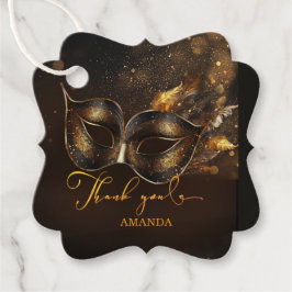 Personalisierte, individuell anpassbare Masquerade Geschenkanhänger