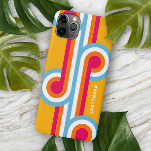Personalisierte individuelle blaue orangefarbene r Case-Mate iPhone hülle
