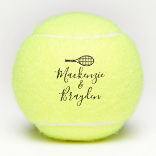 Personalisierte individuelle Name Tennisbälle