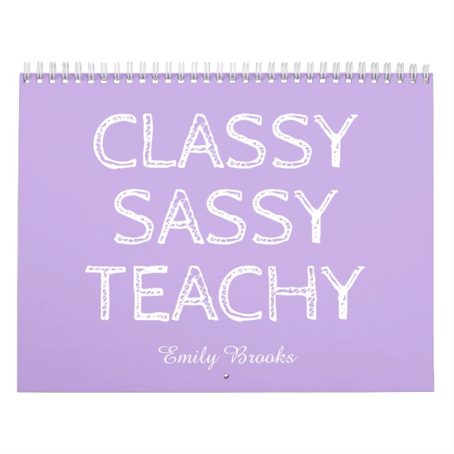 Personalisierte individuelle violette Geschenkidee Kalender (Titelbild)