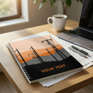 Personalisierte Industrielle Sonnenuntergangs-Stro Planer