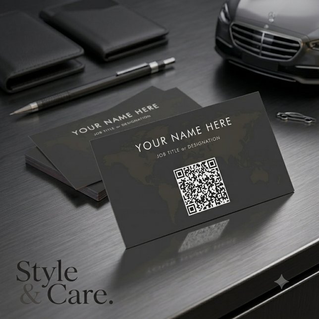 Personalisierte Info-Magnetkarte mit QR-Code Magnetkarte (Personalized Info Magnet Card with QR Code)