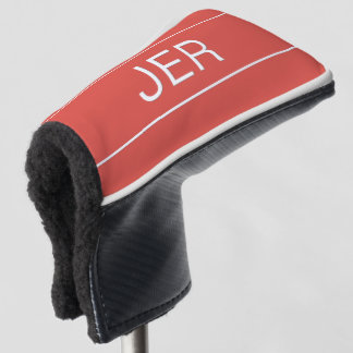 Personalisierte Initialen Mit Monogramm Red Protec Golf Headcover