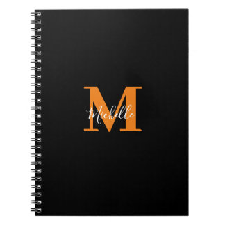 Personalisierte Initialen und Name Monogramm Notizblock