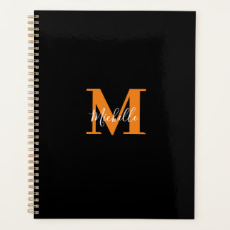 Personalisierte Initialen und Name Monogramm Planer
