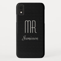 Personalisierte Initialen von MR Black HIS