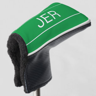 Personalisierte Initiativen Mit Monogramm Grüner S Golf Headcover