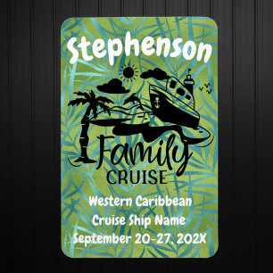 Personalisierte Inneneinrichtung der Familie Magnet