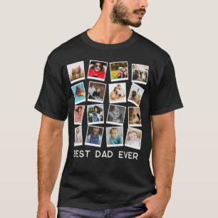 personalisierte Instragram Moderne Foto Collage T-Shirt