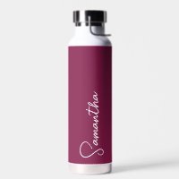 Personalisierte Insulinflasche - Burgund