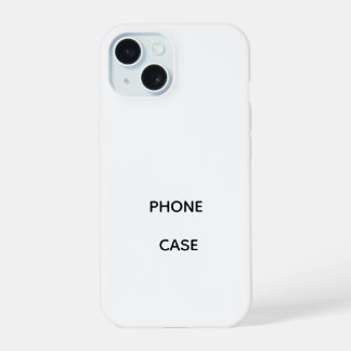 Personalisierte iPhone 15 Slim Fit Hülle, Glänzend Hülle