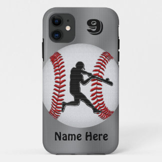 Personalisierte iPhone Baseball-Hüllen NAME NUMMER iPhone 11 Hülle