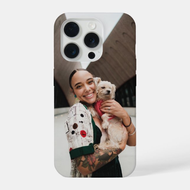 Personalisierte iPhone-Hülle mit individuellem Fot iPhone Hülle (Rückseite)