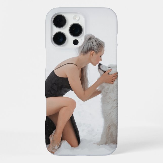 Personalisierte iPhone-Hülle mit individuellem Fot iPhone Hülle (Rückseite)