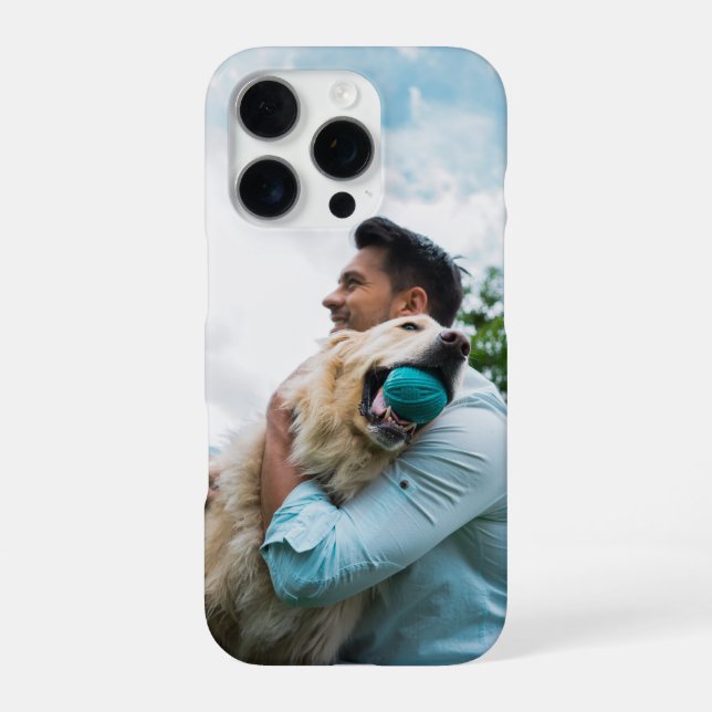 Personalisierte iPhone-Hülle mit individuellem Fot iPhone Hülle (Rückseite)