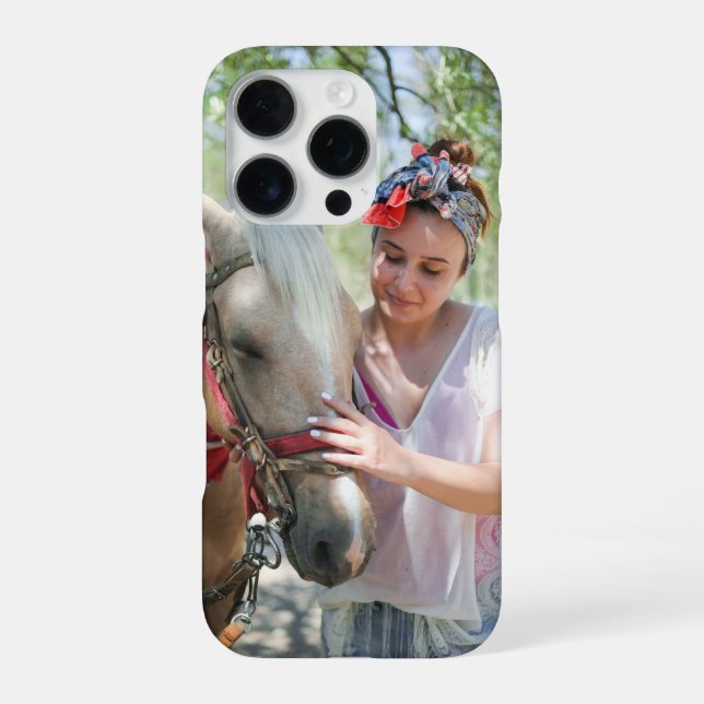 Personalisierte iPhone-Hülle mit individuellem Fot iPhone Hülle (Rückseite)