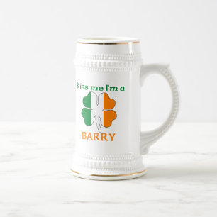 Personalisierte Iren küssen mich, den ich Barry Bierglas
