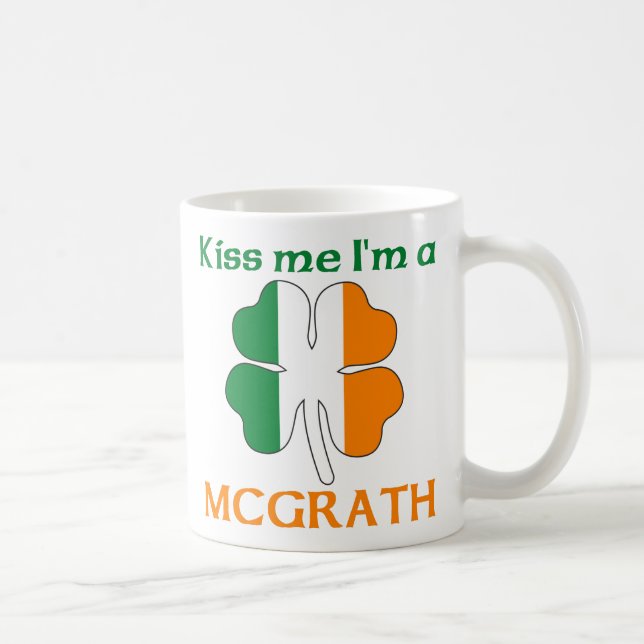 Personalisierte Iren küssen mich, den ich Mcgrath Kaffeetasse (Rechts)